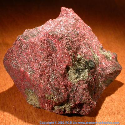 Cinnabar is the principal ore of mercury metal. Due to the ease with which 