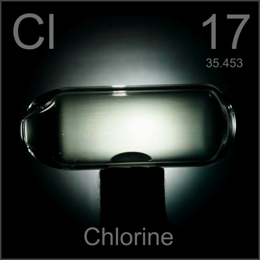 Chlorine Gas in a bulb