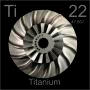Titanium Blisk Bladed Impeller Disk