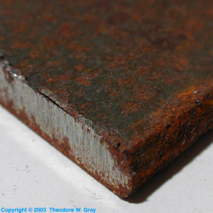 Iron Rusty iron plate