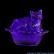 Cobalt Cobalt-glass cat thing