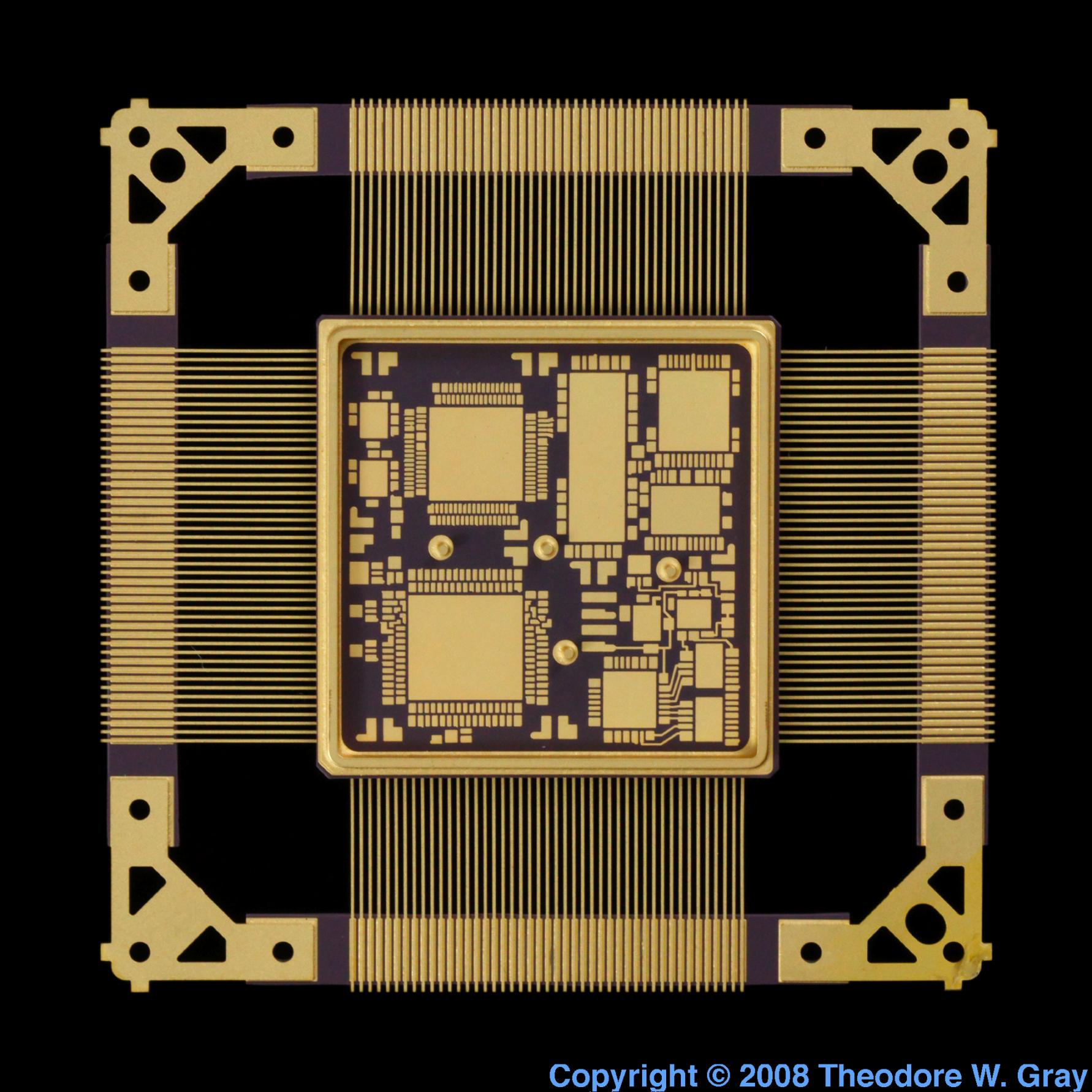 Gold Gold-plated chip mount