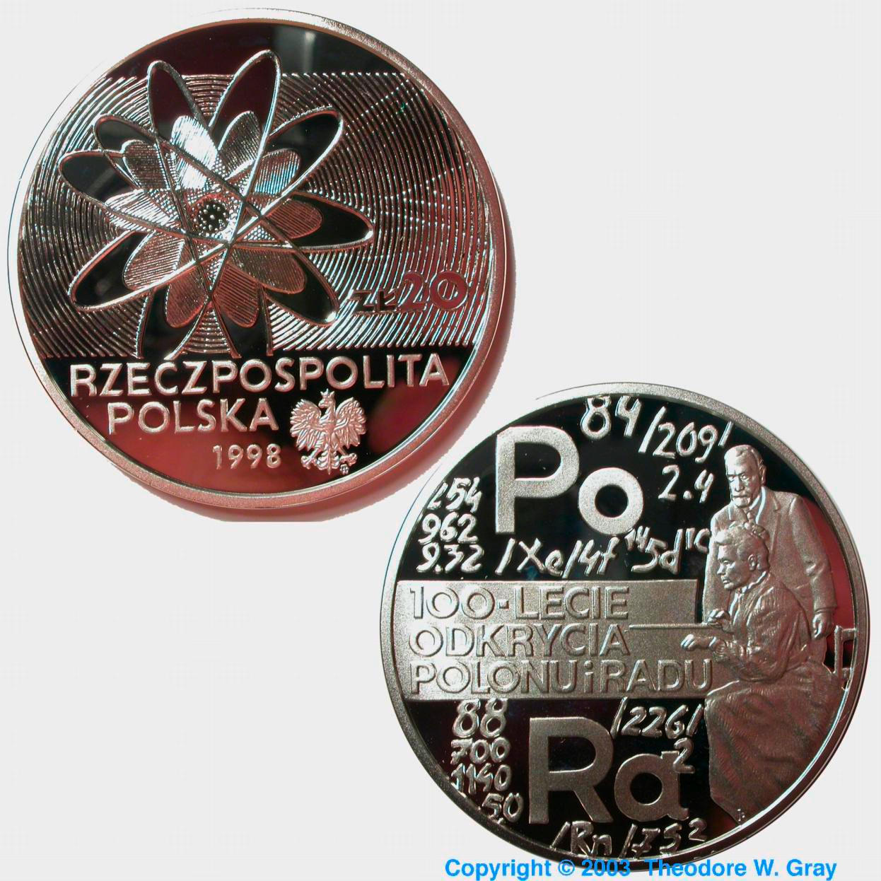 Polonium Polish Coin