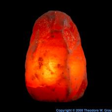 Sodium Himalayan salt lamp