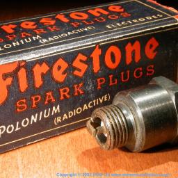  Radioactive Firestone spark plugs