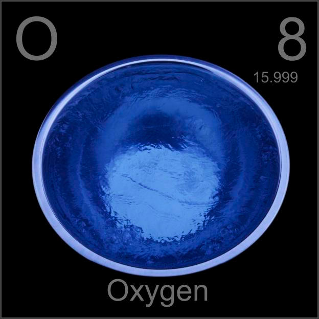 Oxygen Bowl of liquid oxygen