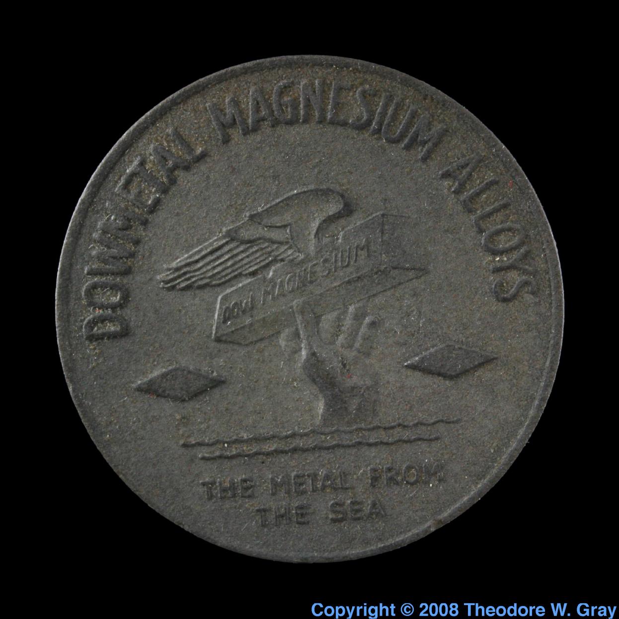 Magnesium Dow magnesium medallion