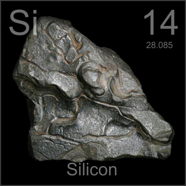 Silicon Less pure four pound lump