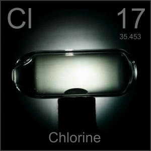Chlorine Gas in a bulb