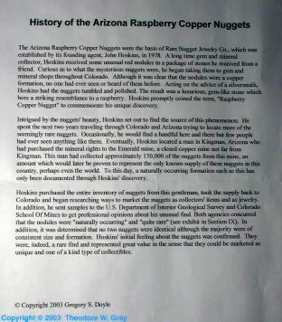 Copper Arizona Raspberry Copper Nodules/Nuggets