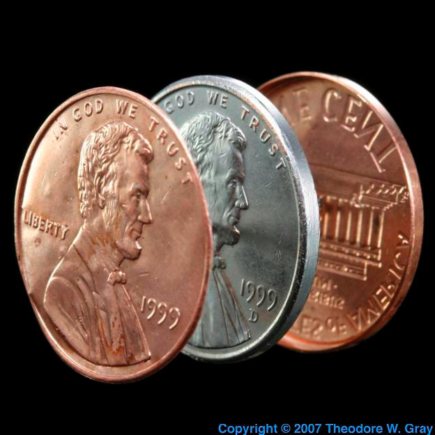 Zinc Split penny