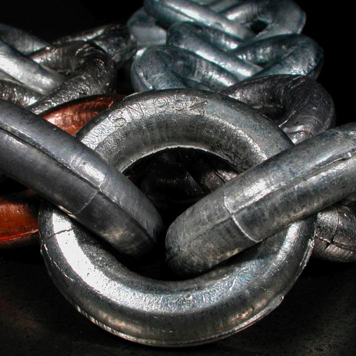 Tin Link in multi-metal chain