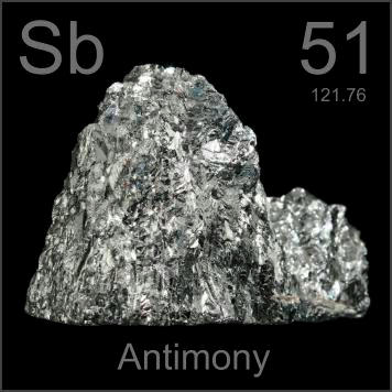Antimony Broken crystal
