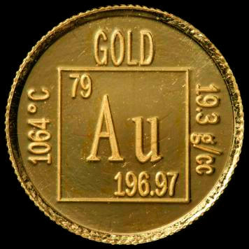 Gold Element coin