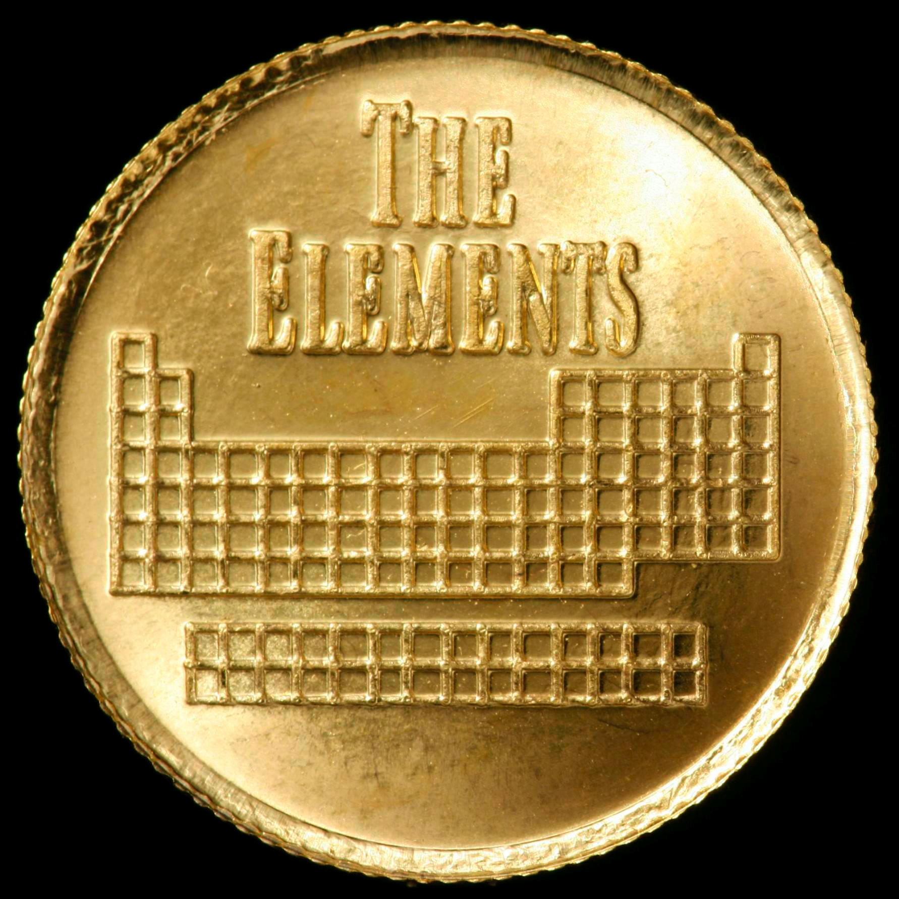Gold Element coin
