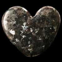 Bismuth Etched bismuth heart