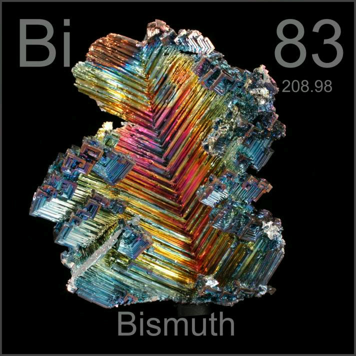 Bismuth Formerly world's largest crystal