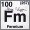 Fermium Autographed card