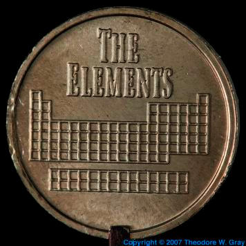 Scandium Element coin