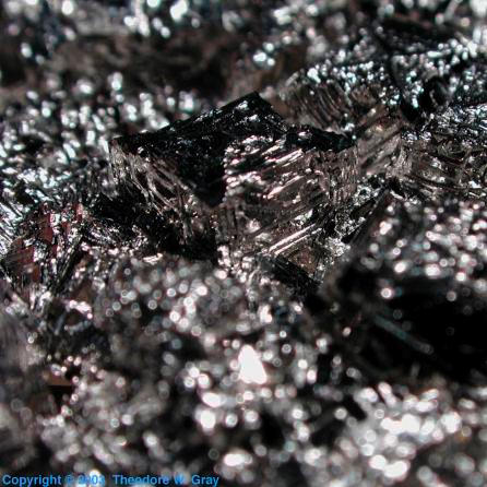 Bismuth Home-grown crystals
