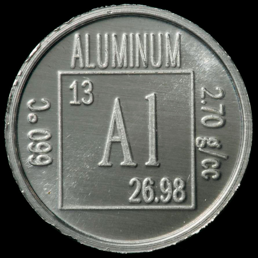Aluminum Element coin