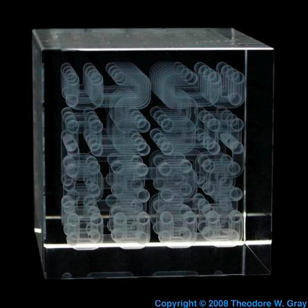 Silicon Glass fractal sculpture
