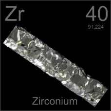 element 40 sample 99.9% Zirconium metal foil 32 mm diameter 