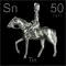 Tin Tin soldier on horseback