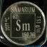 Samarium Element coin