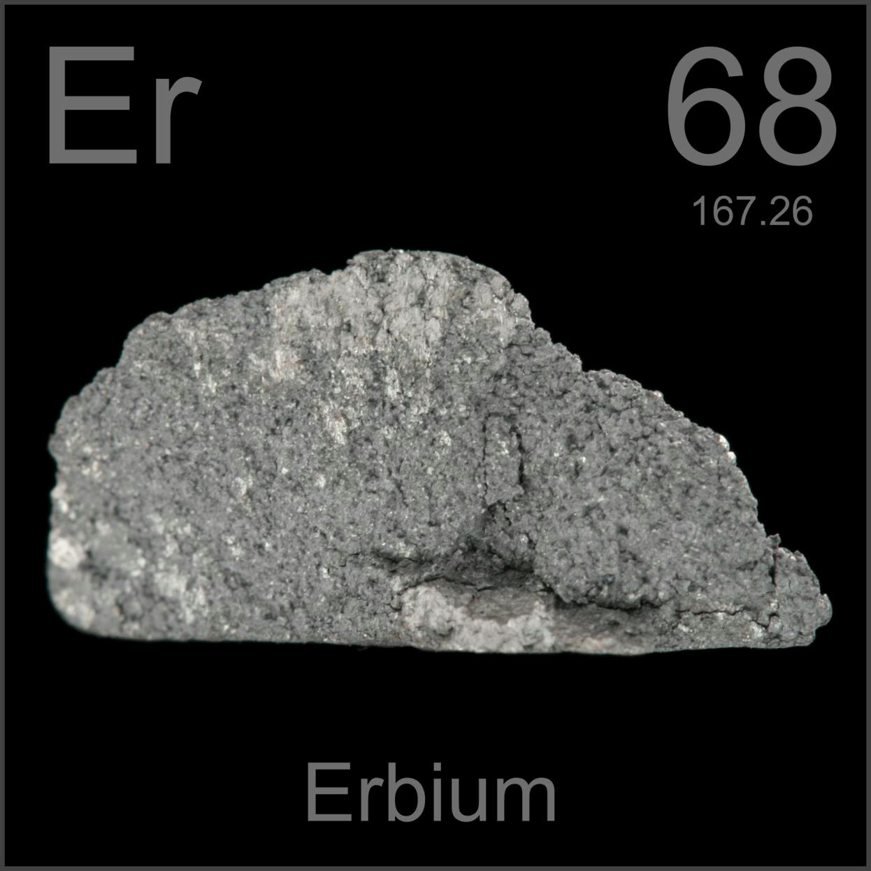 Erbium metal Er 68-1 gram 99,99% pure Element Sample Erbium Metall 1g Probe 