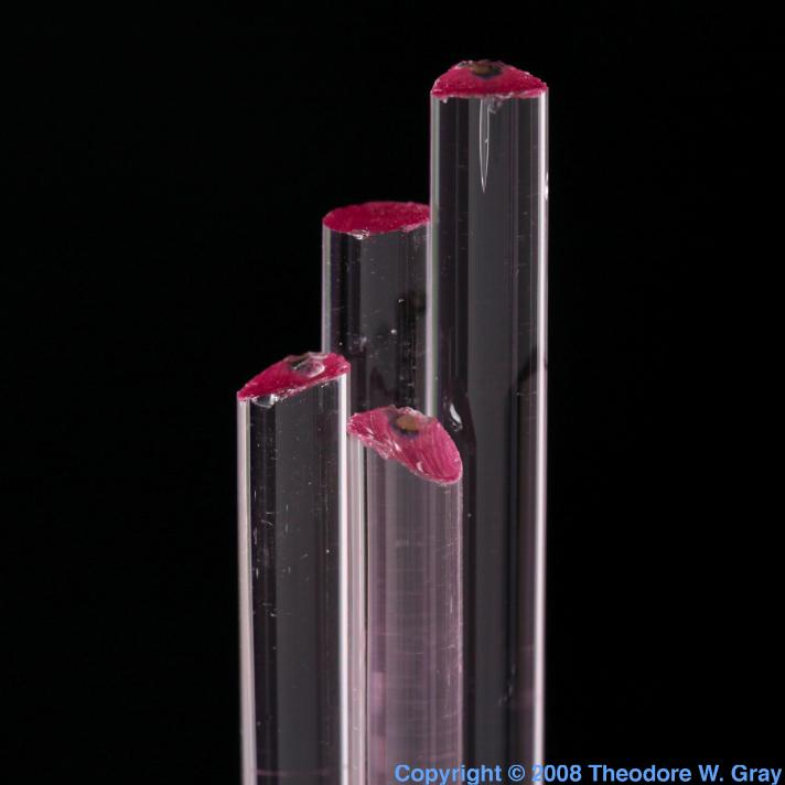 Erbium Erbium pink glass rod
