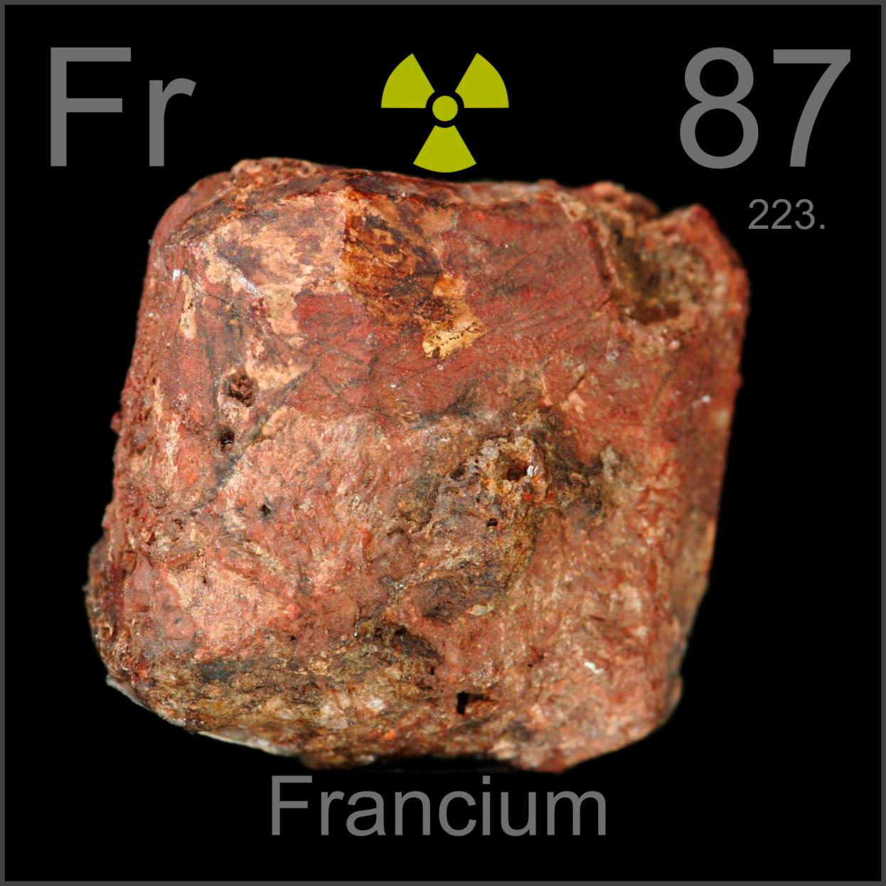 Facts, pictures, stories about the element Francium in the 