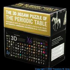 Carbon 3D Lenticular Periodic Table Puzzle