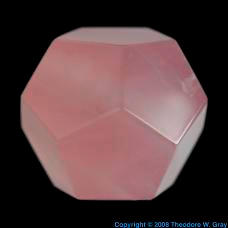 Silicon Dodecahedron from Sacred Geometry set