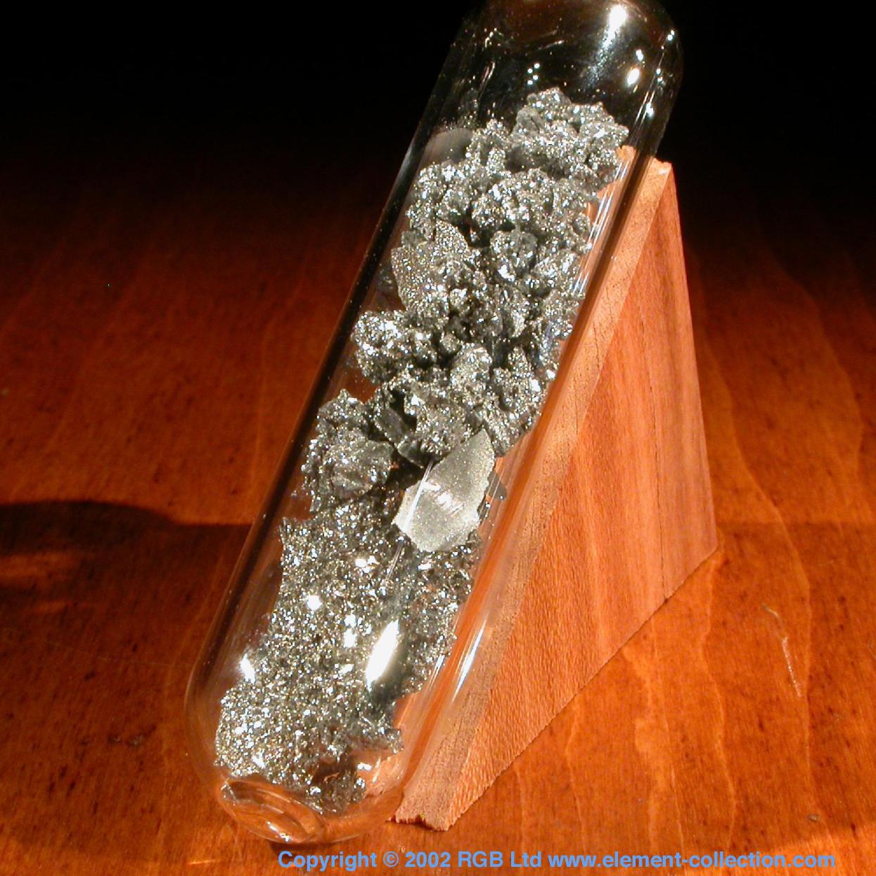 Arsenic Crystals under argon